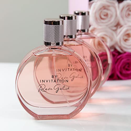 By Invitation Rose Gold From Michael Bublé Fragrances, 3.4 Fl Oz | Women’s Perfume | Pear, Rose, Praline, Vanilla Perfume | Eau De Parfum | Gift For Women | Vegan & Cruelty Free #TOP6
