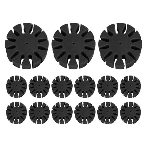 Organizador resistente de espuma EVA negro para proteger hasta 15 flechas