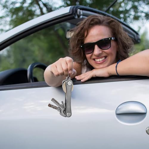 Porte-clés facile d'accès anti-bruit pour clés de voiture et maison - 4