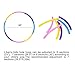 Liberry Kids Exercise Hoop, Detachable Adjustable Plastic Toy Fitness Hoops for Kids, Suitable for Beginners and Children Age 3 and Up, Pack of 3