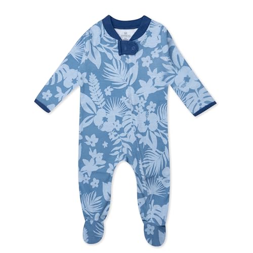 Image of HonestBaby Sleep & Play Footed One-piece Pajama Sleeper 100% Organic Cotton, Baby Boys