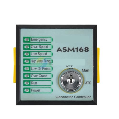 ASM168 panel de control soluciona fallos de arranque con su pantalla electrónica de generador