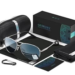 Silver Frame/Gradient Blue Lens