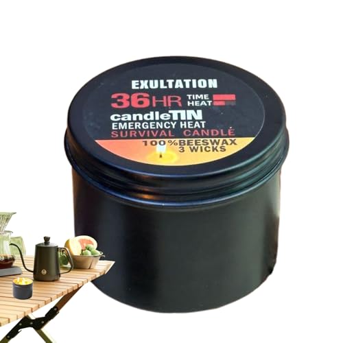 Vela perfumada con crujiente, vela de lata de cáncer, tarro de