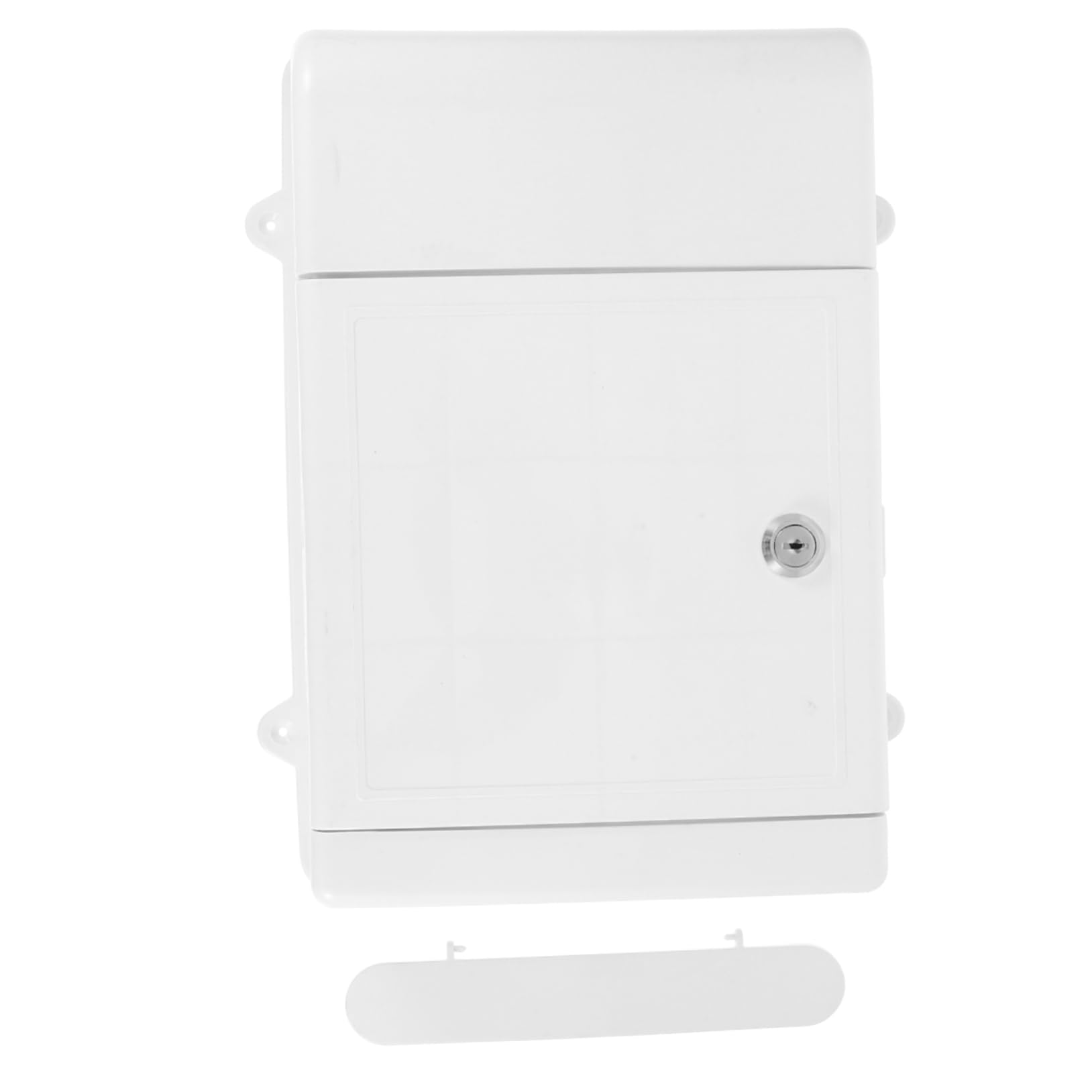 Angoily Buzón De Plástico Con Cerradura Buzón De Pared Con Cerradura Resistente A La Lluvia Para Guardar Correo