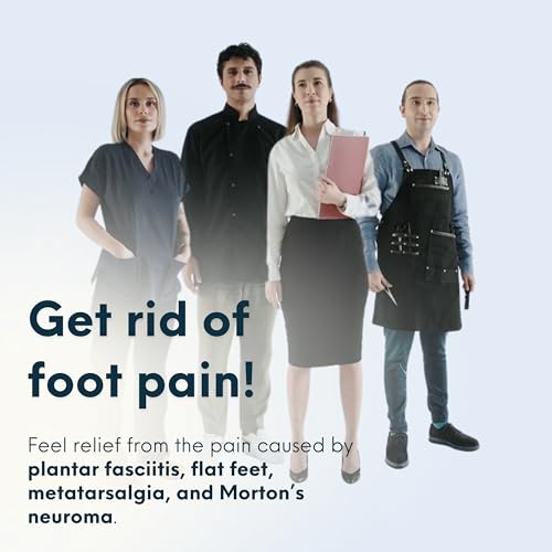 HANDARTE Leather Plantar Fasciitis Insoles | High Arch Support Inserts for Men/Women | Overpronation Insoles for Flat Feet & Metatarsalgia Relief | Anti Odor - Durable - Anti Slip (US W9.5/M8 | EU41)
