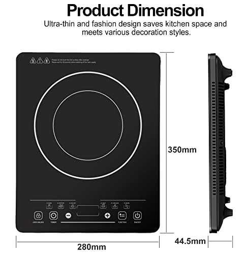 Portable Digital Touch Electric Induction Single Cooker - Image 3
