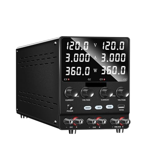 Fuente de alimentación de CC CA ajustable Fuente de alimentación de doble canal Serie Paralelo Función de salida triple independiente Fuentes de alimentación de banco Carga de batería 30 V Ampliamente