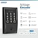 Schlage Encode Smart Wi-Fi Deadbolt Lock with Touchscreen Keypad, Keyless Front Door Entry, App Control, Alexa, Google Home and Airbnb Compatible, Matte Black, BE489WB CEN 622