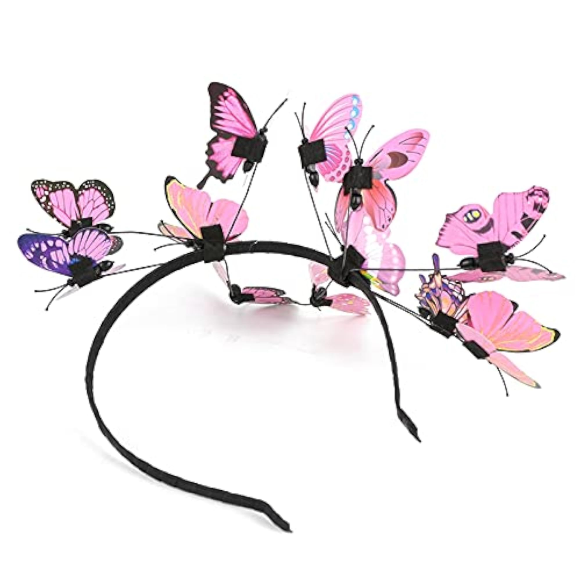 Women's 3D Butterfly Pink Halloween Headband