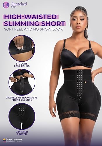 Snatched Body 002419 High Waisted Colombian Shapewear Faja BBL Short3