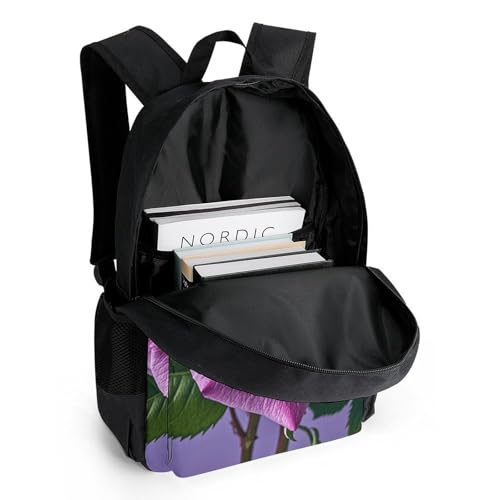 Mochila Casual Deportiva Ligera con Estampado Floral miniatura 5