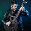 Best Acoustic Guitars under $1,000 : Top 5 Expert Review and Picks 69 Enya X4 PRO Custom Luca Stricagnoli Collaboration Edition – Black Hole, 41" Full-Size Carbon Fiber Acoustic-Electric Guitar, Smart Onboard Pickup System, Cutaway Design, with Custom Gig Bag #4