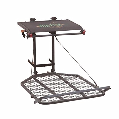 big dog hang on tree stand