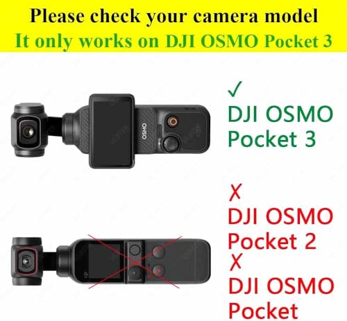 Image of M.G.R.J Tempered Glass Screen Protector for DJI Osmo Pocket 4 /3 Camera (2 P'cs Set)