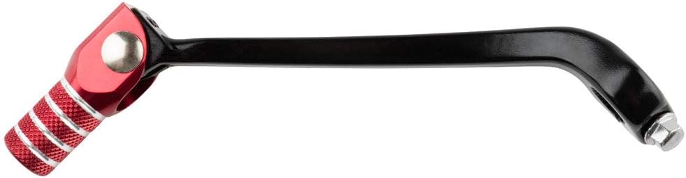 Tusk Folding Shift Lever Black/Red Tip - Fits: Honda CRF450R 2009-2016