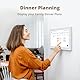 Dragon Touch 21.5’’ Digitaler Kalender - 1920 * 1080 FHD Hausarbeitstabelle Touchscreen mit 32GB Speicher, Intelligenter Familienplaner Tischkalender für den Schreibtisch Nahtlose Terminplanung-Weiß