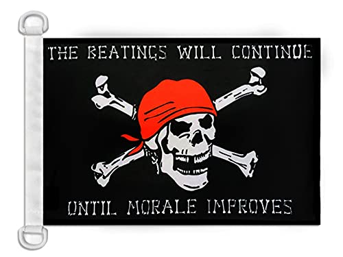 AZ FLAG Bandiera Navale Pirata Senza Morale 45x30cm - Bandiera Maritima Dei Pirati - Teschio 30 x 45 cm speciale Nautismo, Padiglione Nautico