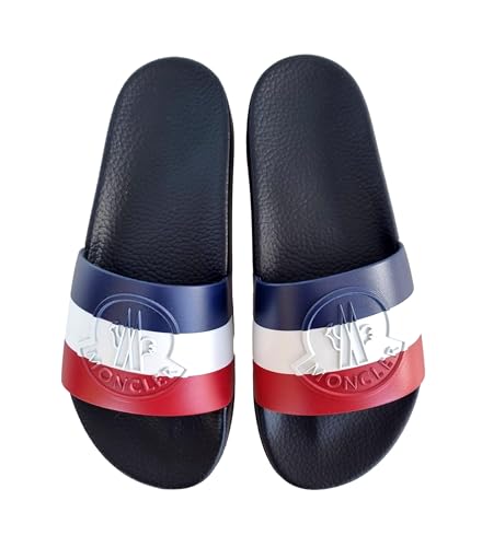 Moncler ciabatte sandalo a fasca in gomma uomo BASILE nero (nero, Sistema Taglie Calzature EU, Adulto, Numero, Media, 41)