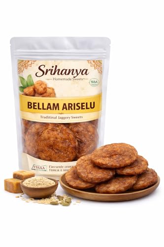 Srihanya Bellam Ariselu, Traditional Jaggery Sweets, Homemade pac...