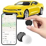 Intelligenter GPS Tracker für Fahrzeuge Kompatibel mit der Apple Find My App (nur iOS) Air Tracker Tags Globale Abdeckung Verstecktes Echtzeit Auto Ortungsgerät Keine monatliche Gebühr oder Abonnement