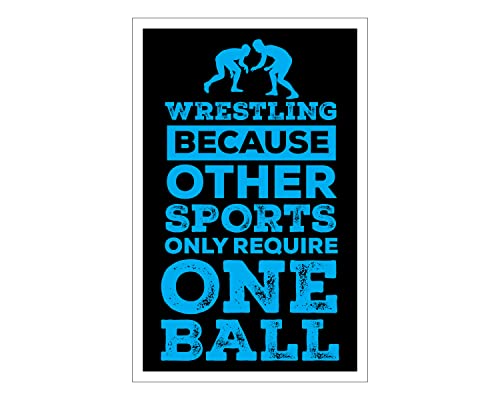 Impression d'art One Ball Wrestling pour la décoration d'une chambre d'enfant sportive
