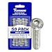 10-32 x 1" Button Head Socket Cap Screws, Allen Socket Drive, Stainless Steel 18-8, Full Thread, Bright Finish, Machine Thread, Quantity 50 By Fastenere