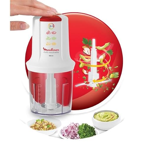 Hachoir Moulinex AT710110 – Mini Hachoir Électrique 500 W 0,5 L - vue 9
