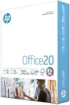 Papier d'Impression HP 8,5 x 11 Bureau 20 lb 1 Rame 500 Feuilles 92 Luminosité Fabriqué aux États-Unis Papier de Copie Certifié FSC Compatible HP 172160R
