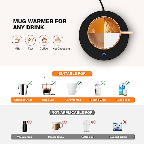 image for Lesipee Coffee Mug Warmer Candle Warmer, Electric Coffee Warmer with A