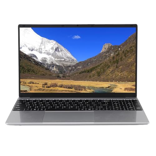 15.6inch Touchscreen Laptop, 360 Degree Flip Convertible Laptop Computer, 6GB DDR3 265G M.2 SSD, Double Band WiFi, Fingerprint Unlock, 3.40GHz for Working (US Plug)
