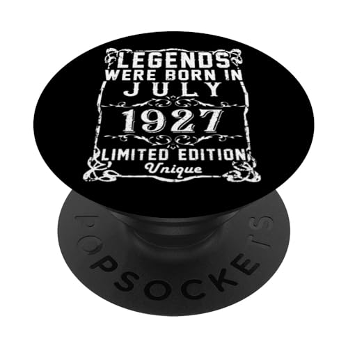 Cumpleaños Julio 1927 Edición Limitada Regalo Legend July PopSockets PopGrip Intercambiable