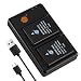 Produktbild DSTE 2PCS EN-EL14(1600mAh/7.4V) Batterie Ladegerät Compatible für Nikon Coolpix P7000, P7100, P7700, Df, D3100, D3200, D3500, D5100, D5200, D5300 Digital Kamera,Nikon Batterie Griff BG-2G