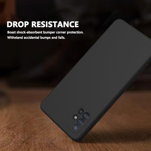 Image of for Samsung Galaxy A51 4G Case Black, Scratch Resistant with Soft Touch, Slim Thin Phone Cover for Samsung Galaxy A51 4G