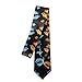 MZERSE Ties for Men Boys Wedding Dance Prom, Fashion Skinny Neck Tie Red Blue Ice Fire Dragon