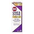 RID One & Done, Just One Application Head Lice Treatment, No Combing Required, Prescription Strength Ivermectin Lotion for Children & Adults, Eliminates Super Lice & Renders Eggs Non Viable