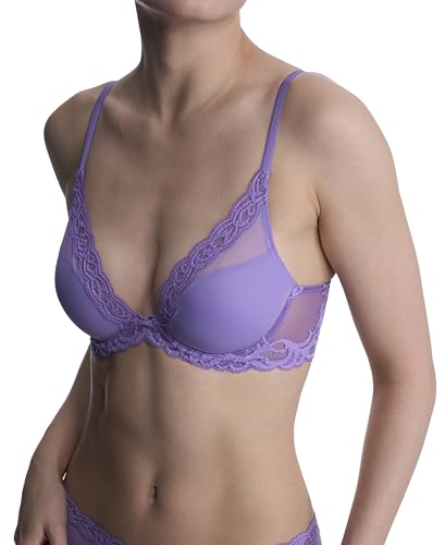 Image of Natori Women Feathers Lace Plunge T-Shirt Bra