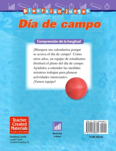 Diversion y juegos: Dia de campo: Comprension de la longitud (Mathematics in the Real World) (Spanish Edition) - Image 2