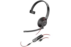 Plantronics Blackwire C5210 Headset: Premium Mono USB Audio for UC Applications