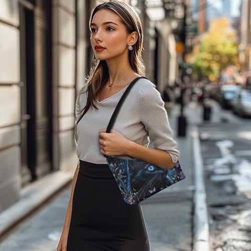 Image of Handbag for Women Leather Underam Shoulder Bag with Zipper Fashion Work Purse Waterproof Travel Wallet