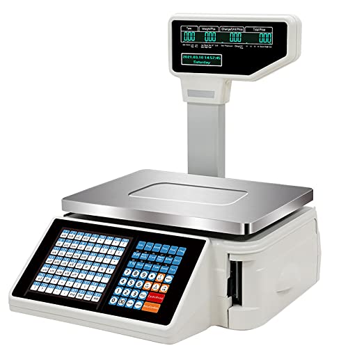 Báscula electrónica con impresora térmica 30kg