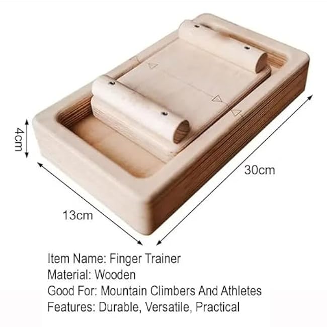 Tug of War for Climbers Finger Armwrestling Wooden Climbing Finger Exercisers Finger Wrist Strength Tug-of-War Board Enhanced Finger and Grip Strength Training (1PC)