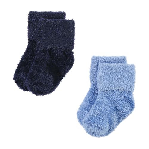 Image of Hudson Baby Baby 8-pack Cotton Rich Newborn and Terry Socks