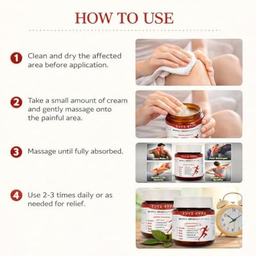 Image of Japanese Formula Soothing Massage Gel for Joint & Muscle Pain Relief | Herbal Arnica & Mugwort Extract | Fast Absorbing Back, Neck, Knee & Leg Pain Relief Balm | Non-Greasy Muscle Gel