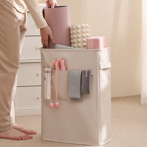 Canfod Yoga Mat Storage, Home Gym Storage Rack, Workout Storage Organizer, Exercise Equipment Storage For Yoga Mat Straps, Thick Yoga Mat (Blusih Grey, X-Large) #TOP1