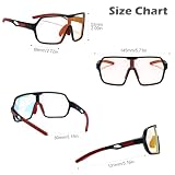 Suertree Fotochromowe Okulary rowerowe Sport Mężczyźni Kobiety Przezroczyste soczewki MTB UV400 Bieganie Jazda Wędkarstwo Golf Piesze wycieczki