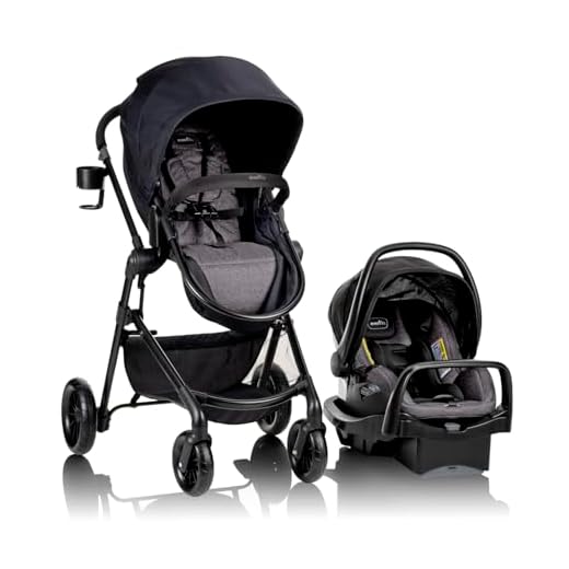 Best umbrella stroller with car seat adapter Evenflo Pivot Modular Travel System