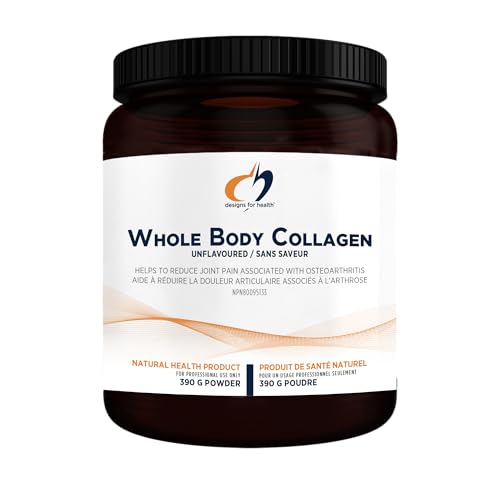 Designs for Health Whole Body Collagen Powder – Collagen Peptides Supplement (30 Servings / 390g)