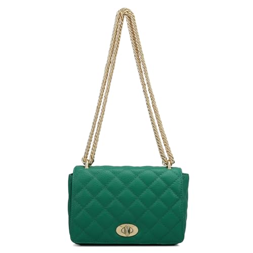 Image of Da Milano Small Leather Shoulder Bag (LB-OR-3024)