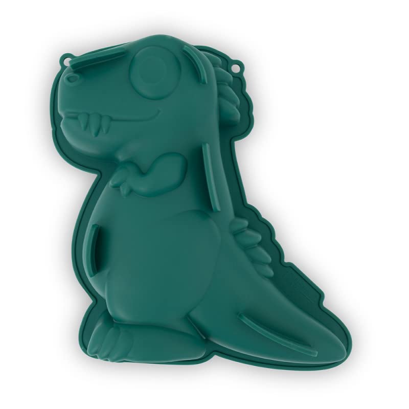 CÉCOA • Moule à gâteau • Tyrex • Silicone 100% Platinium • Moule en Silicone Thématique Anniversaire • Moule en Silicone 100% Alimentaire •...